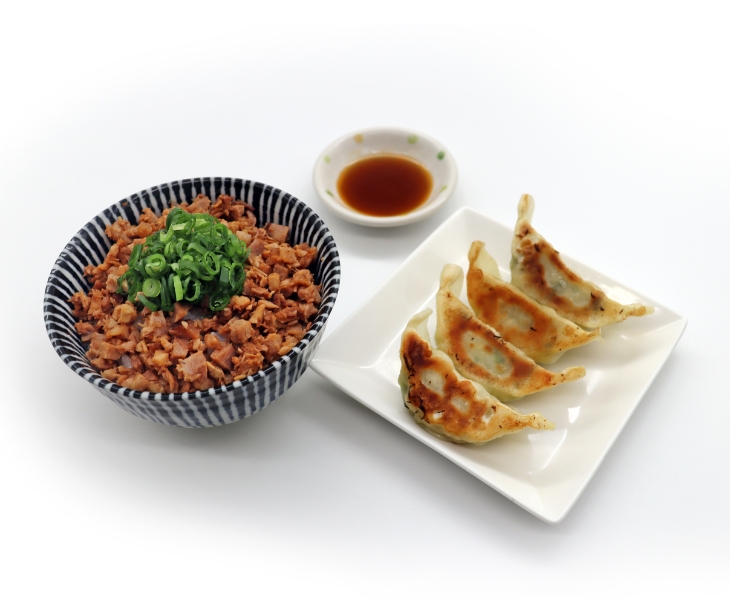 ちゃーしゅーごはんセットの写真