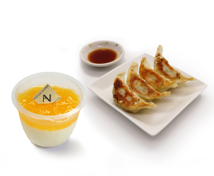 季節のデザートセットの写真